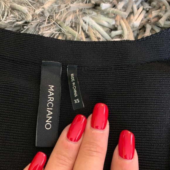🖤❤️ NWT MARCIANO BANDAGE DRESS ❤️🖤 - Picture 3 of 4